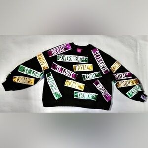 ISO! QOS NOLA Street Signs Sweatshirt